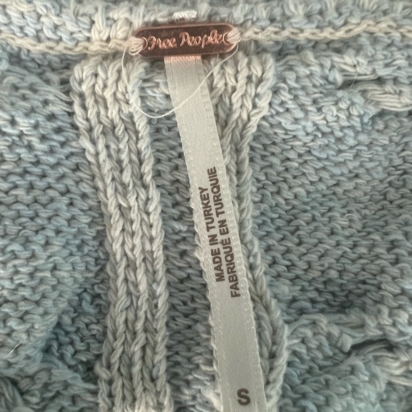 Free People Sweater! New! Light Blue - Picture 3 of 12